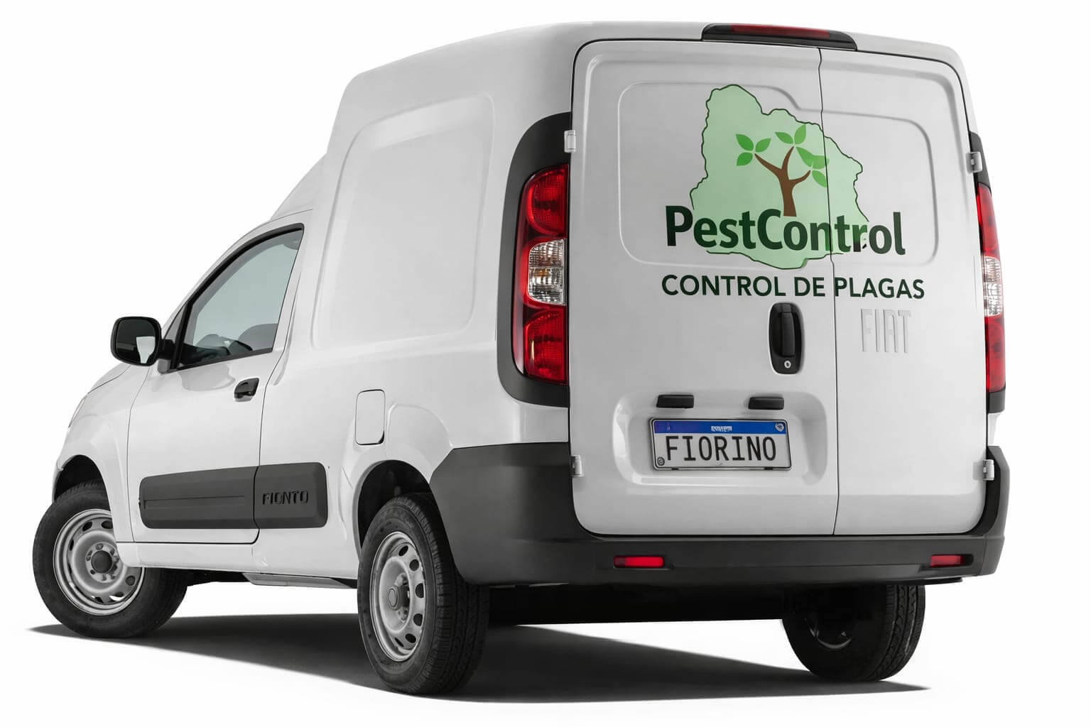Flota oficial de Pest Control vista trasera